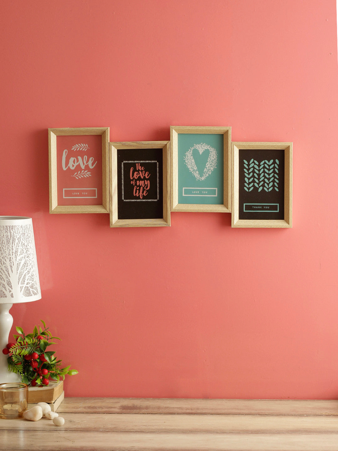 House Of Accessories(Brown Solid MDF Wall Photo Frame)